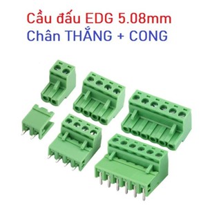 Cầu đấu Domino 2EDG 5.08 Pluggable Terminal Block 5.08mm 2P 3P 4P 5P 6P 7P 8P 10P 12P Header cắm rút cọc đấu 2EDG 5.08mm