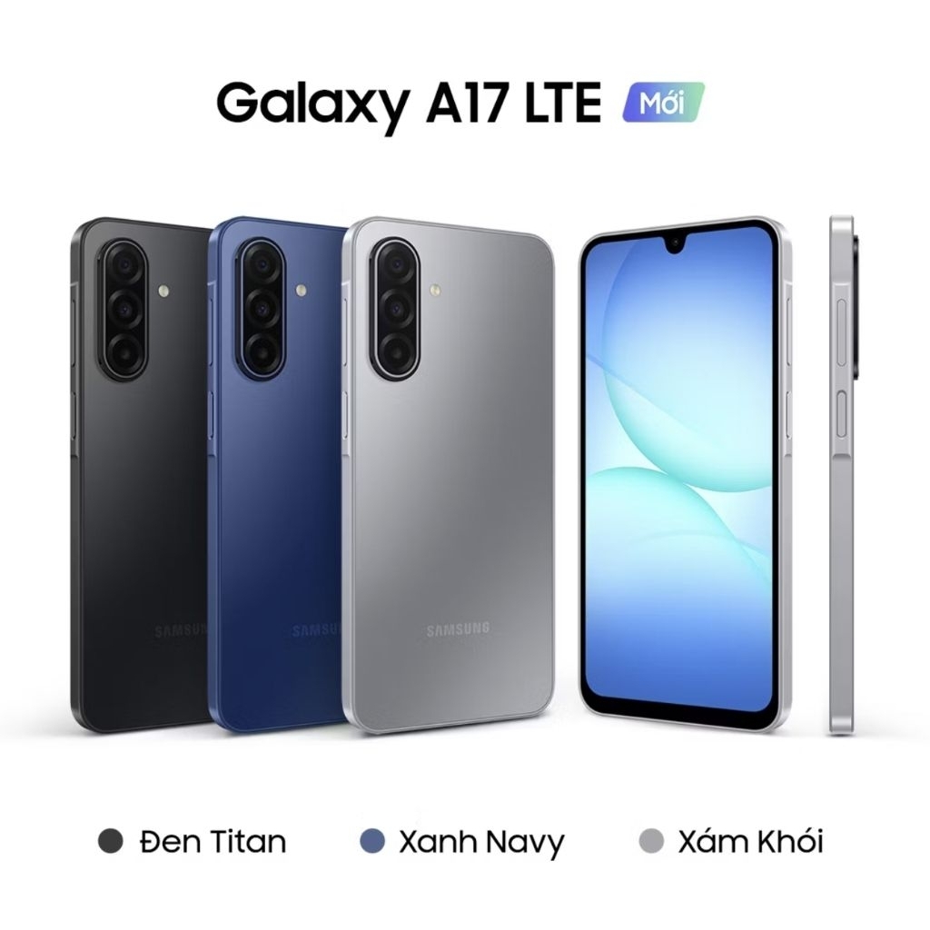 [Hỏa Tốc] Điện Thoại Samsung Galaxy A17 LTE 4GB Chính Hãng - Chip Helio G99, RAM 8GB/128GB