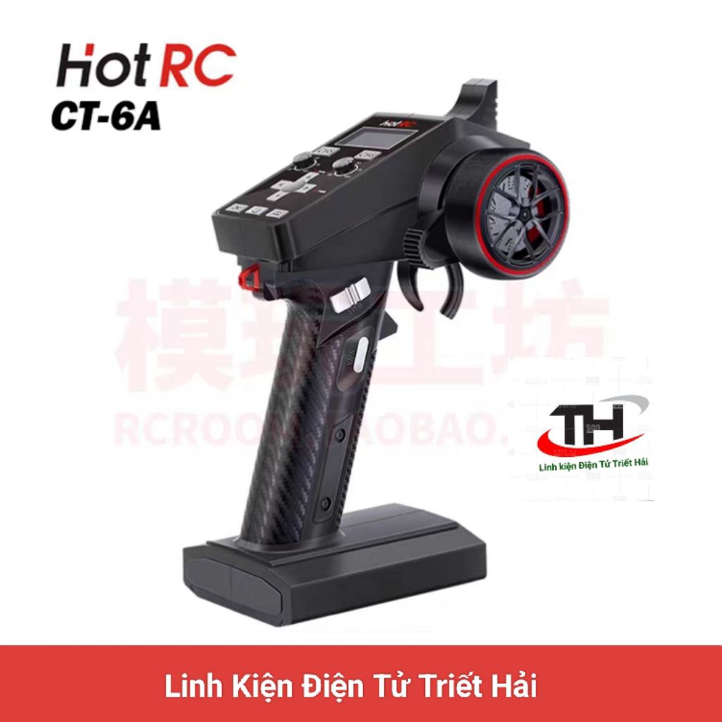 Tay Điều Khiển TX RX, HOT RC 6Ch cho tàu ,xe mô hình RC.