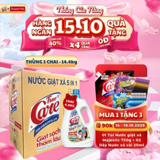 Thùng Nước Giặt Xả True Care 5in1 Hương Baby Boss 3.6Kg