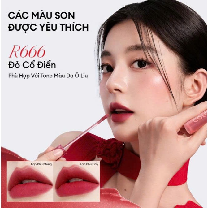 [Hàng Chính Hãng] Son Kem Lì Colorkey Airy Velvet Lip Lacquer 3g Chất Son Mịn Mượt Bền Màu Lâu Trôi | BigBuy360 - bigbuy360.vn