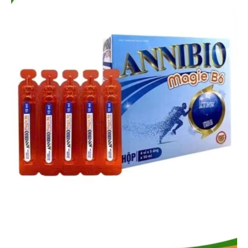 ANNIBIO Magie B6 (Hộp 20 ống) Hỗ trợ cải thiện suy nhược thần kinh, giảm mệt mỏi, hạn chế đau dây th