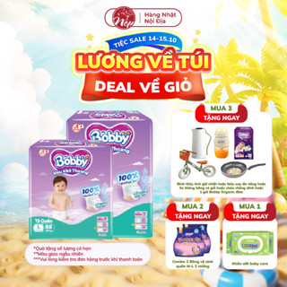 [LIVE X] Tã bỉm quần Bobby Ultra+ khô thoáng đủ size M/L/XL/XXL - nepshop1