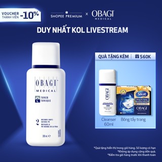 [KOL] Nước Hoa Hồng Không Cồn Cân Bằng pH Obagi Nu-Derm 198ml