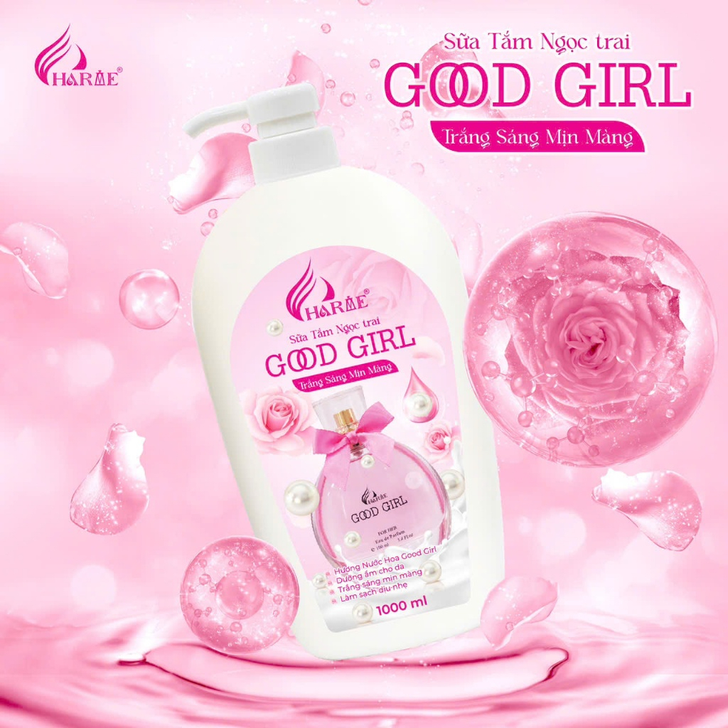 Sữa tắm hương nước hoa Charme Good Girl 1000ml