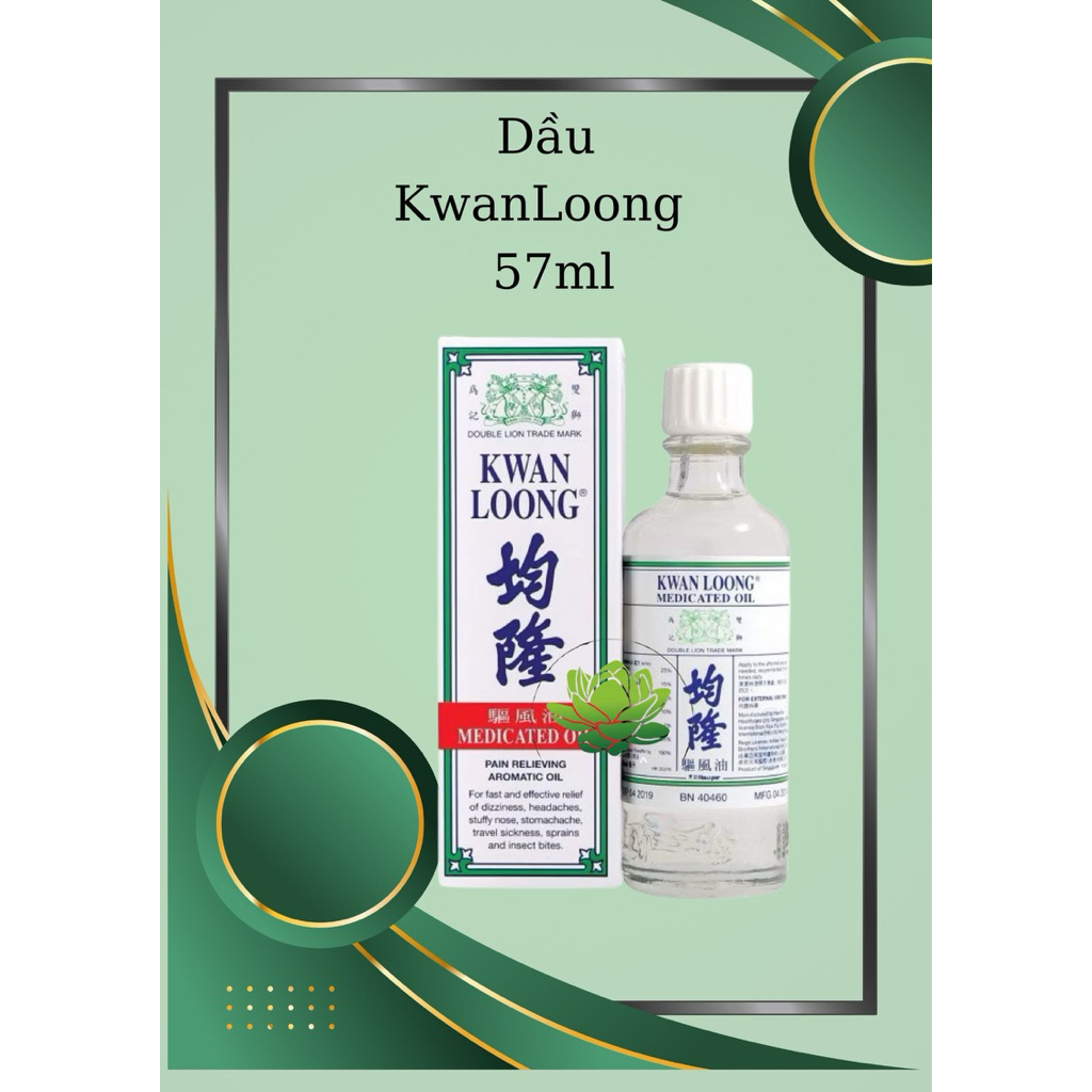 1 chai dầu Kwan loong 57ml
