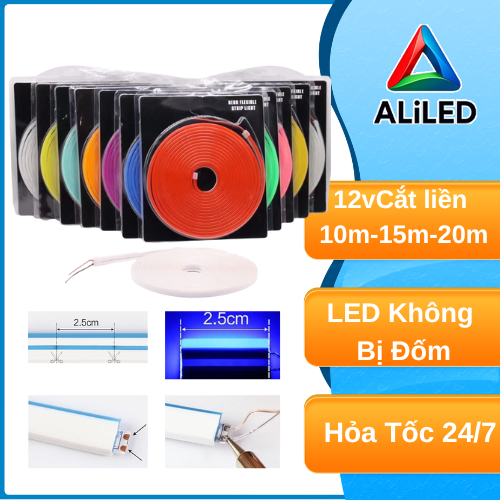 Led neon 12V dây led neon 12V uốn chữ cuộn 5m