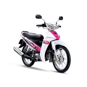 Tem xe Spark Nano 2009 trắng hồng chất liệu camay in Nhật cho sirius (màu hồng sơn nhé ae)