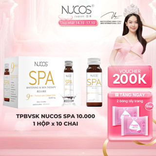 TPBVSK Nước Uống Collagen Nucos Spa 10000 Hỗ Trợ Da Căng Mịn Chống Lão Hóa Trắng Da Hộp10chaix50ml