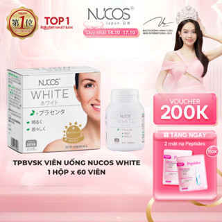 TPBVSK Viên Uống Trắng Da Nucos White Hỗ Trợ Mờ Thâm Nám Sáng Da Chống Nắng Hộp 60 viên