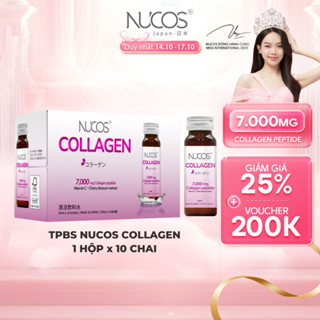 TPBS Nước Uống Collagen Nucos 7000 Hỗ trợ Làm Đẹp Da Hộp 10 chai x 30 ml