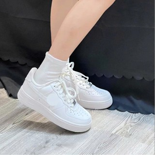Giày Sneaker Full Trắng hottrend 2025, Giày Thể Thao Phong Cách Tăng Chiều Cao Đủ size 36- Nam Nữ Full Box