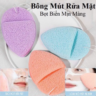 Bông Mút Rửa Mặt Bọt Biển  Mịn Màng Chính Hãng Hình Giọt Nước Làm Sạch Sâu Da Mặt