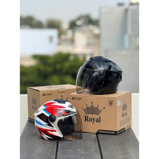    Tặng tem kyt và túi royal   Nón Royal XH01 1 Kính Mũ nón bảo hiểm chính hãng Royal XH 01 cao cấp bảo hành 12T 