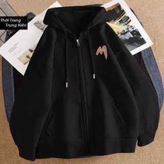  Áo Hoodie ZIP Trơn màu Khoác Nỉ Mũ TeeHub Nỉ Bông Cotton Unisex nam nữ Local Brand TH POLOMEN 