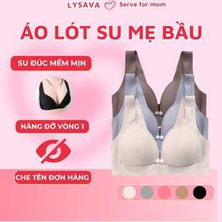  Áo Ngực Mẹ Bầu Cho Con Bú Lysava Áo Ngực Su Đúc Mềm Mát Chống Chảy Xệ Không Gọng Bigsize AL1 