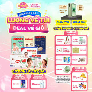 [TỔNG] [KOL] Bỉm HUGGIES siêu cao cấp Platinum Nature Made size M58/L44/XL38/XXL26/S82/NB60 - Mochica