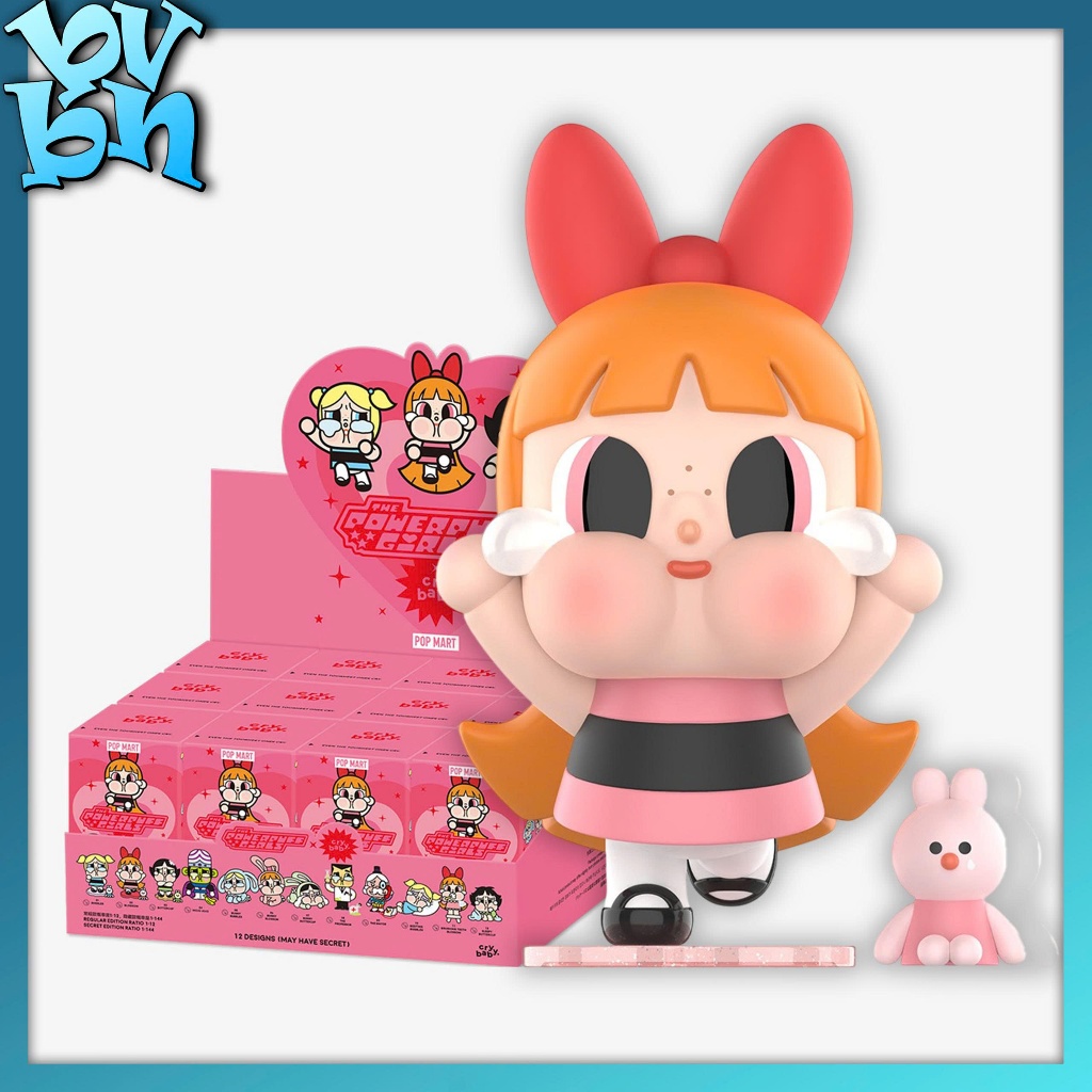 Hộp mù ngẫu nhiên Blindbox Crybaby The PowerPuff Girls Series POPMART
