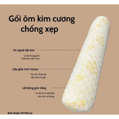 Ruột gối ôm cao su non ruột gối ôm chống xẹp 35x105 cm hàng loại 1