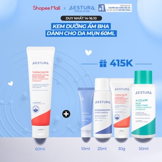 [MUA 1 TẶNG 4] Kem dưỡng ẩm BHA dành cho da dầu mụn AESTURA THERACNE365 Soothing Active Moisturizer 60ml