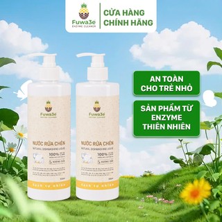  Nước Rửa Chén Tự Nhiên Fuwa3e 500ml Combo 2 Chai 