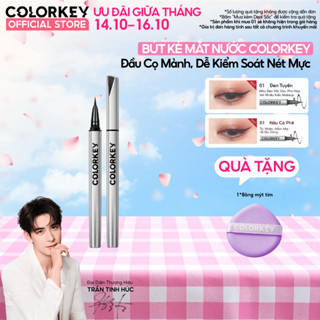 Bút Kẻ Mắt Nước COLORKEY Đầu Cọ Mảnh Không Dễ Chẻ Ngọn, Dễ Kiểm Soát Nét Mực Phù Hợp Cho Cả Người Mới