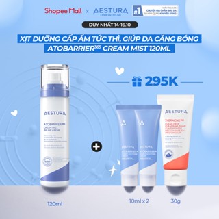 [MUA 1 TẶNG 2] Xịt Dưỡng Ẩm Ceramide AESTURA ATOBARRIER365 Cream Mist 120ml