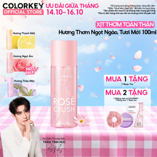 Xịt Thơm Toàn Thân Body Mist COLORKEY ROSÉ CRUSH Hương Thơm Ngọt Ngào, Tươi Mới 100ml