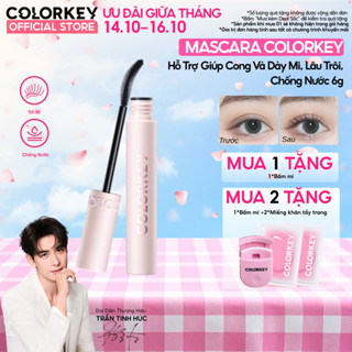 Mascara COLORKEY Hỗ Trợ Giúp Cong Và Dày Mi, Lâu Trôi, Chống Nước 6g