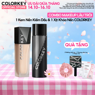 Combo 1 Chai Kem Nền Kiềm Dầu & 1 Xịt Khóa Nền Ổn Định Lớp Makeup - Combo Makeup Bền Lâu Trôi