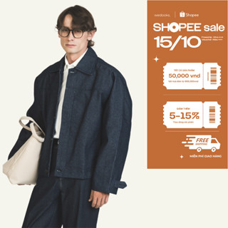 ÁO KHOÁC JEANS NAM FORM CROPPED | BEGINNING JEANS JACKET