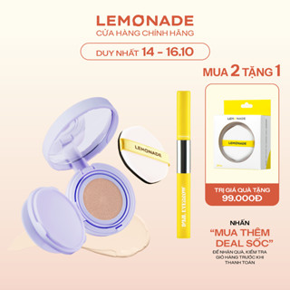 Combo Lemonade Phấn Nước Supermatte No Makeup Cushion 15g và Chì kẻ mày 2 đầu Dual Eyebrow 2.75g