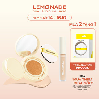 Combo Lemonade Phấn nước Matte Addict Cushion 15g và Kem che khuyết điểm Matte Addict Concealer 3g