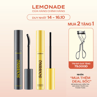 Combo Lemonade Chuốt mi tơi dài lâu trôi Soaring Mascara 6ml và Tẩy trang mi Mascara Remover 6ml
