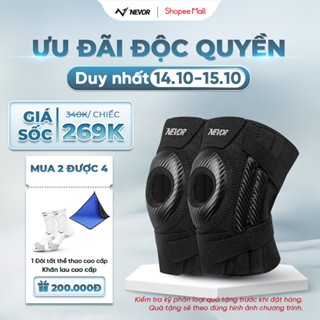 Bó Gối Thể Thao Nevor BG14 Cao Cấp Hỗ Trợ Dây Chằng, Bảo Vệ Khớp Gối Khi Đá Bóng, Pickleball, Gym