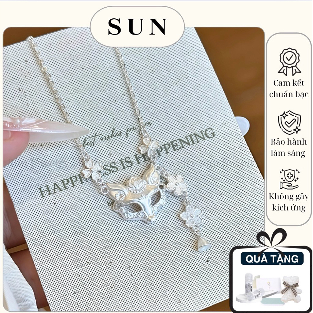 Dây Chuyền Bạc S990 Hoa Tuyết Hồ - SUN