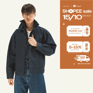 ÁO KHOÁC JEANS THÔ MỘT LỚP FORM BOXY CÚC KIM LOẠI - DEWOLF ONE-LAYER JACKETS