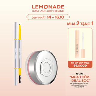 Combo Lemonade Má hồng phấn nước Mirror Mirror Blush Cushion 8g & Chì kẻ mày siêu mảnh Micro Eyebrow 0.1g