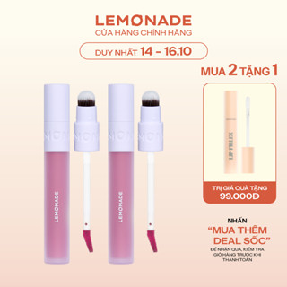 Combo 2 Son kem mịn lì thuần chay Lemonade Perfect Couple Lip 3.5g x 2 cây