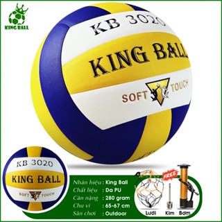 Banh Bóng Chuyền Số 5 Chính Hãng King Ball Quả Bóng Chuyền Da Giá Rẻ Nam Nữ Học Sinh Viên Tập Luyện