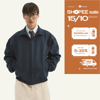 ÁO KHOÁC BOMBER CHẤT LIỆU VẢI BỐ CANVAS - RAW CANVAS BOXY BOMBER