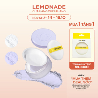 Phấn phủ mỏng nhẹ kiềm dầu thuần chay chống nắng Lemonade Supermatte No Makeup Loose Powder 9g