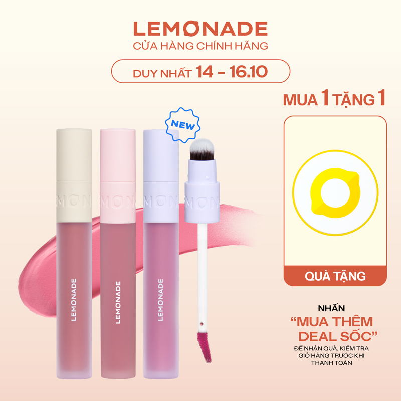 Son kem mịn lì thuần chay Lemonade Perfect Couple Lip 3.5g