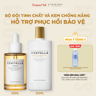 Bộ đôi Skin1004 Madagascar Centella Tinh Chất 55ml + Kem Chống Nắng Air-fit Suncream SPF50+PA++++50ml