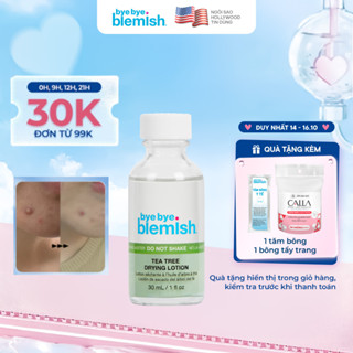 Chấm mụn Tràm Trà dành cho mụn viêm, mụn body Bye Bye Blemish Tea Tree Drying Lotion 30ml