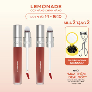 Combo 02 Son bùn ẩm mờ mịn lâu trôi Lemonade Perfect Couple Blurry Stain Lip Cream 3,5g