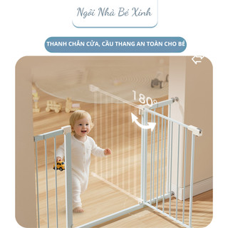 Thanh chắn cửa, cầu thang, hành lang, lan can.. không cần khoan đục, bảo vệ an toàn cho bé và người già nhiều kích thước