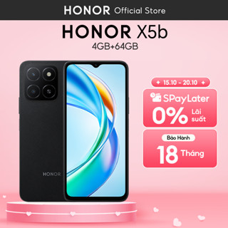 Điện thoại Honor X5b (4+4)GB+64GB | Pin 5200mAh 90Hz | Màn hình 6.56" | BH 18 Tháng Hàng Chính Hãng