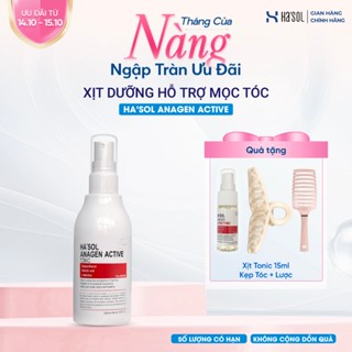Xịt Dưỡng HASOL Kích Mọc, Ngăn Rụng, Nuôi Dưỡng Da Đầu Nang Tóc Chắc Khỏe - Ha'sol Anagen Active Tonic 100ML