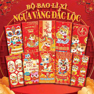 Combo 100 cái bao lì xì tết giáp thìn 2026